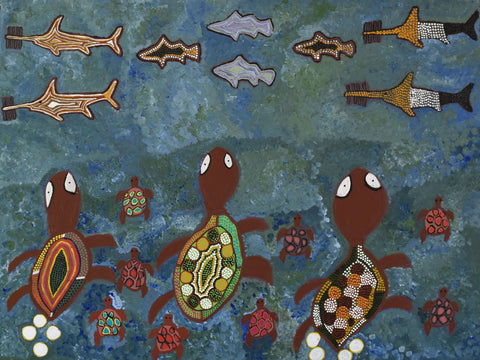 Freshwater Fish and Turtle - Pauline Chiguna, 2022